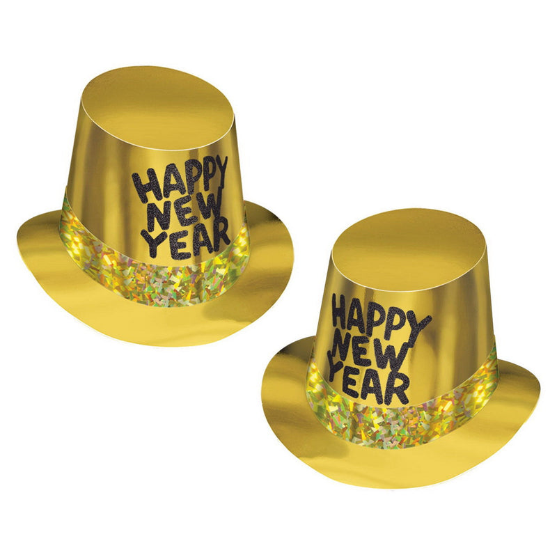 Gold Rush Hi-Hat by Beistle for New Years Foil