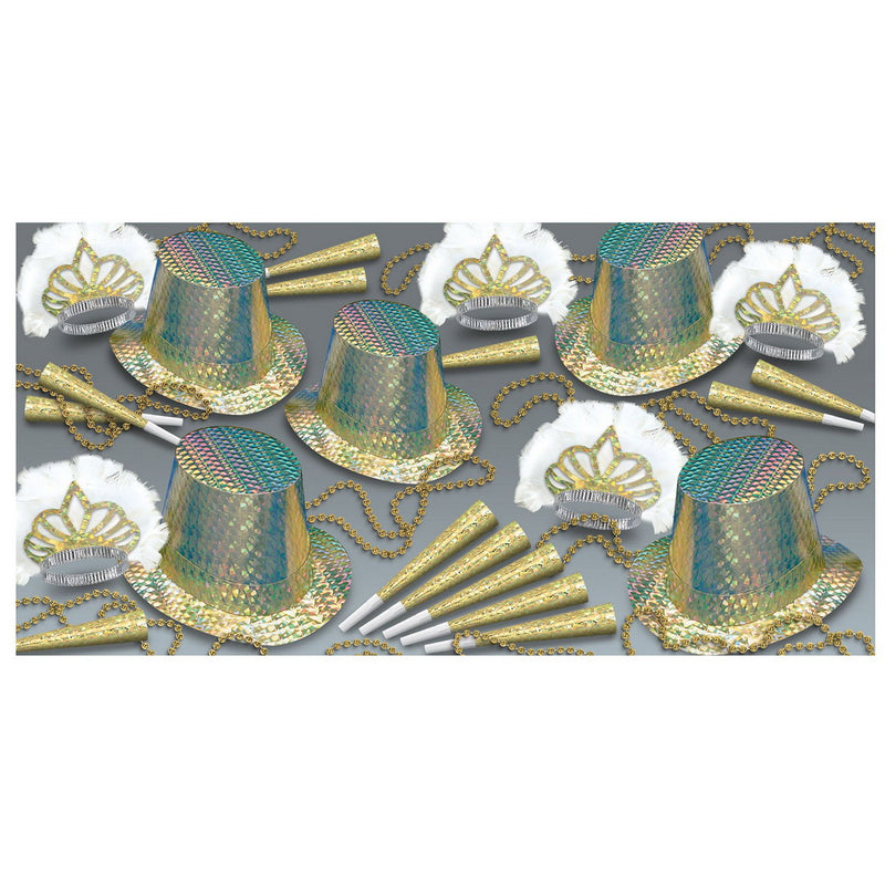 Topaz Collection for 50 by Beistle for New Years 50 Person Assortments