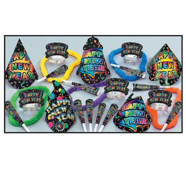 New Yorker Asst for 50 by Beistle for New Years 50 Person Assortments