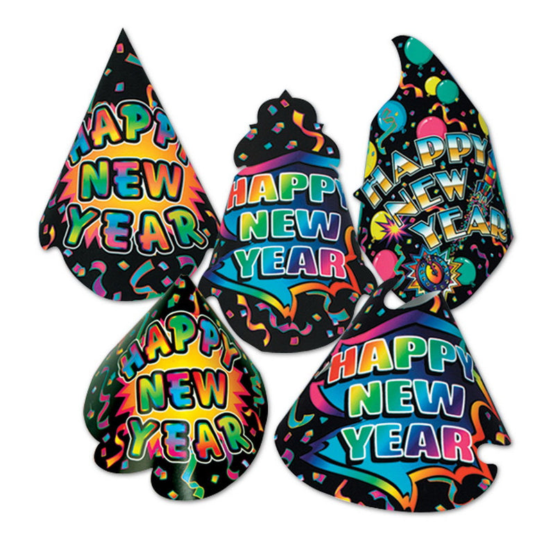 New Yorker Hat Assortment by Beistle for New Years Paper