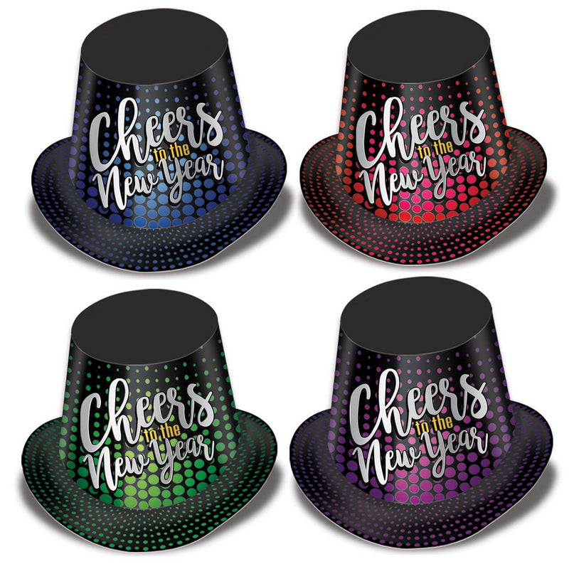 Cheers To The New Year Hi-Hats by Beistle for New Years Foil