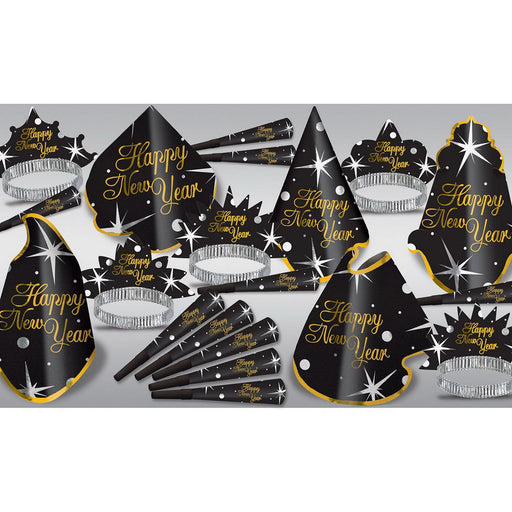 Shimmer Asst for 10 by Beistle for New Years 10 Person Assortments