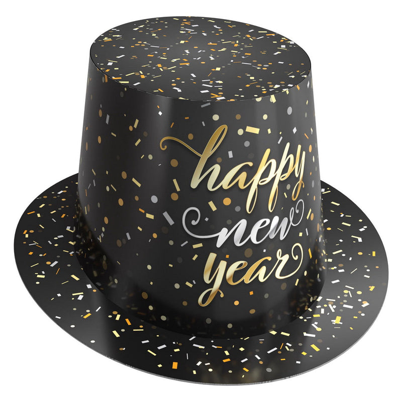 Confetti New Year Hi-Hat by Beistle for New Years Foil