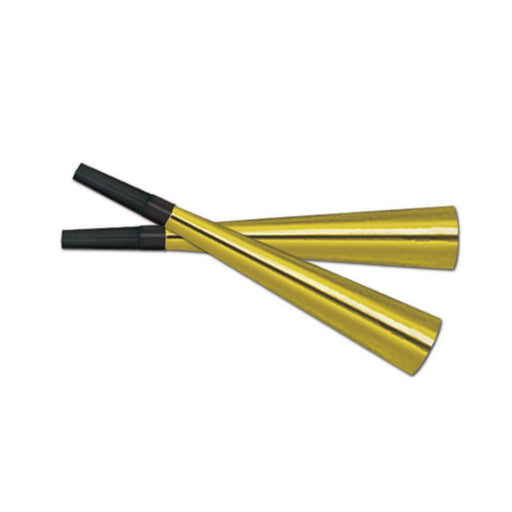 Sparkling Gold Horns – 9" by Beistle for New Years Foil Horns