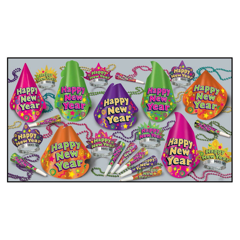 Color-Brite Asst for 50 by Beistle for New Years 50 Person Assortments