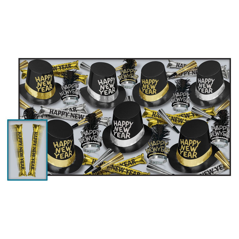 Midnite Thunder Asst for 50 by Beistle for New Years 50 Person Assortments