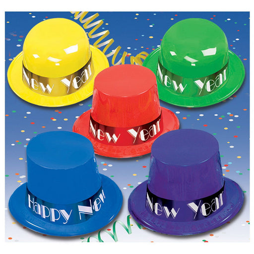 Showtime Toppers & Derbies by Beistle for New Years Plastic