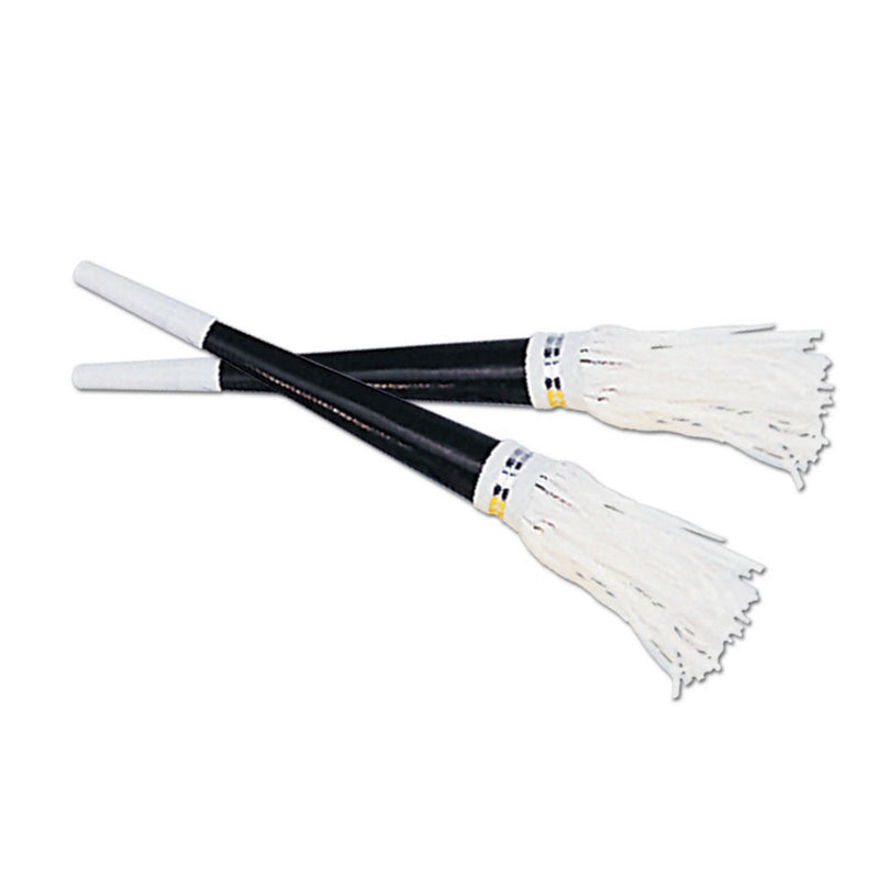 Black Foil Horns w/White Tassel – 9" by Beistle for New Years