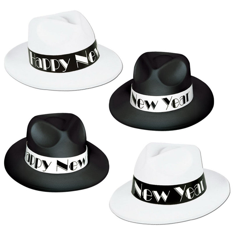 Chicago Swing Fedoras by Beistle for New Years Velour