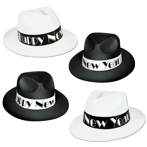 Chicago Swing Fedoras by Beistle for New Years Velour