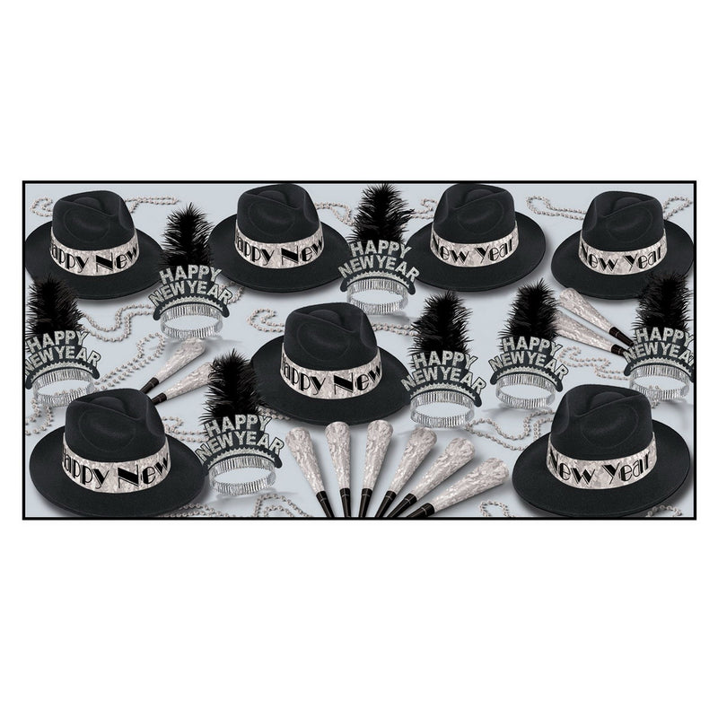 Swingin' Silver Asst for 50 by Beistle for New Years 50 Person Assortments