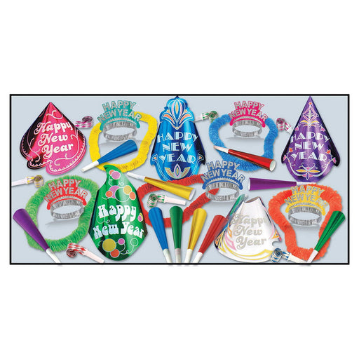 Cabaret Asst for 50 by Beistle for New Years 50 Person Assortments