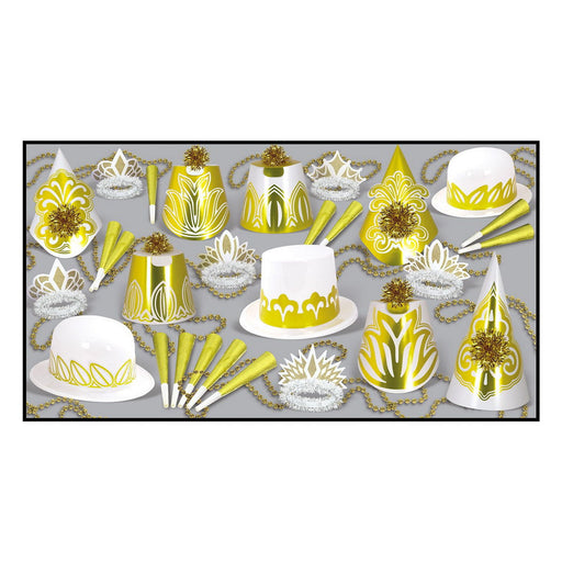 Golden Nugget Asst for 50 by Beistle for New Years 50 Person Assortments