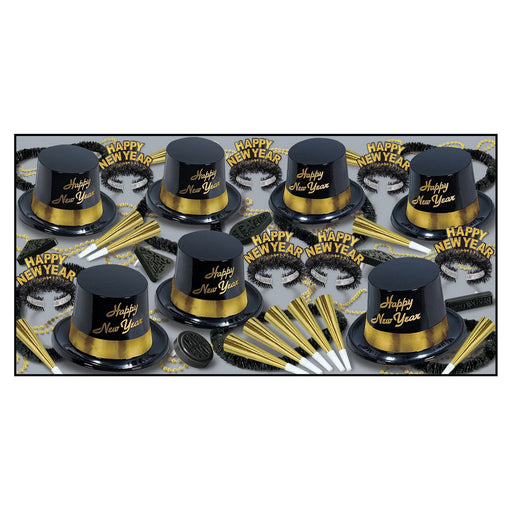 Gold Legacy Asst for 50 by Beistle for New Years 50 Person Assortments