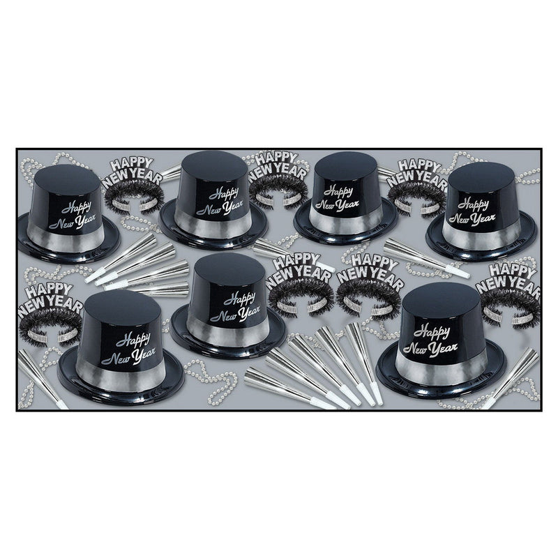 Silver Legacy Asst for 25 by Beistle for New Years 25 Person Assortments