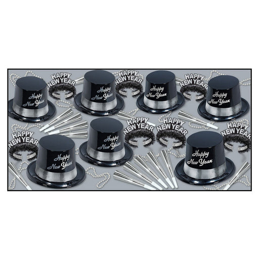 Silver Legacy Asst for 25 by Beistle for New Years 25 Person Assortments