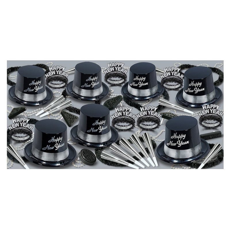Silver Legacy Asst for 50 by Beistle for New Years 50 Person Assortments