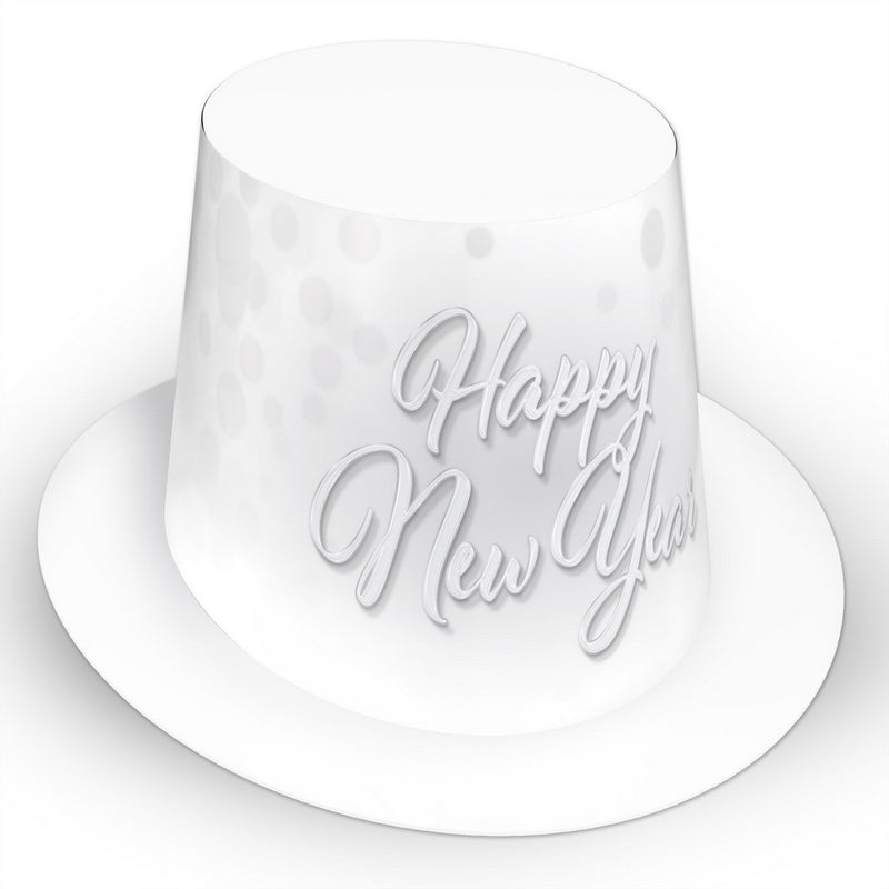 Whiteout New Year Hi-Hat by Beistle for New Years Foil