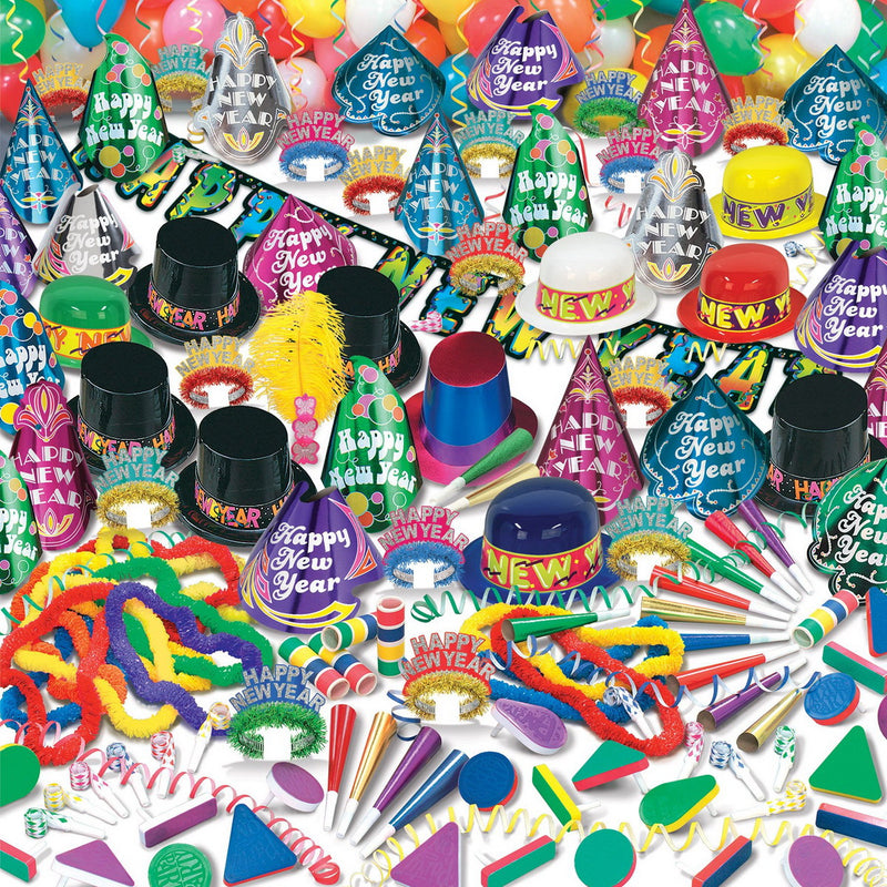 Super Bonanza Deluxe Asst for 100 by Beistle for New Years 100 Person Assortments