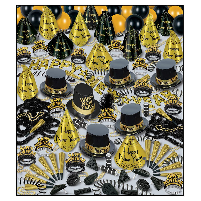 Golden Bonanza Deluxe Asst for 100 by Beistle for New Years 100 Person Assortments