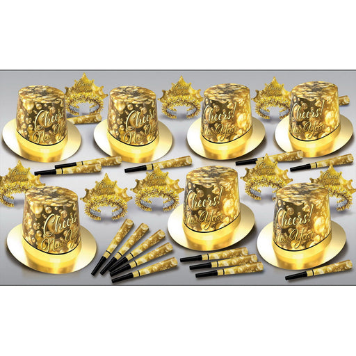 Champagne New Year Asst For 50 by Beistle for New Years 50 Person Assortments