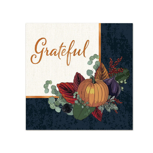 Fall Thanksgiving Beverage Napkins – (16/Pkg) by Beistle for Thanksgiving and fall Napkins-Beverage