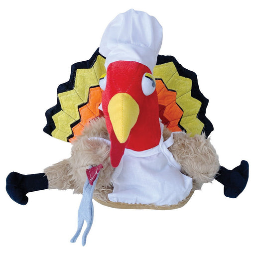 Plush Chef Turkey Hat – (1/Card) by Beistle for Thanksgiving and fall