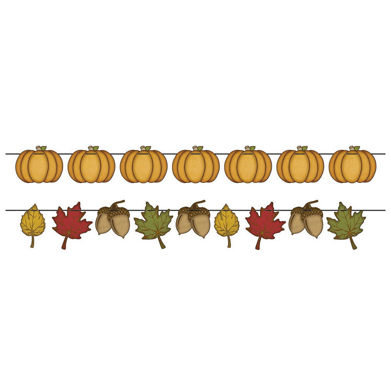 Rustic Fall Streamer Set – 4½"–6" x 12' – (1/Pkg) by Beistle for Thanksgiving and fall Streamers