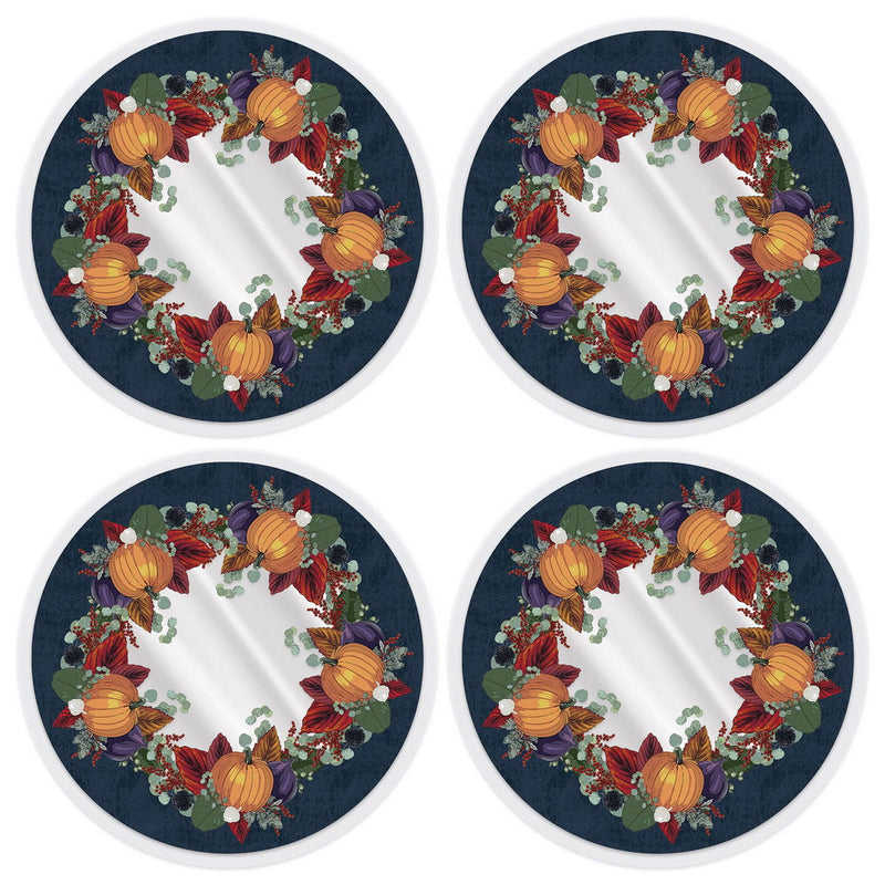 Plastic Fall Thanksgiving Placemats – 13" – (4/Pkg) by Beistle for Thanksgiving and fall Accessories