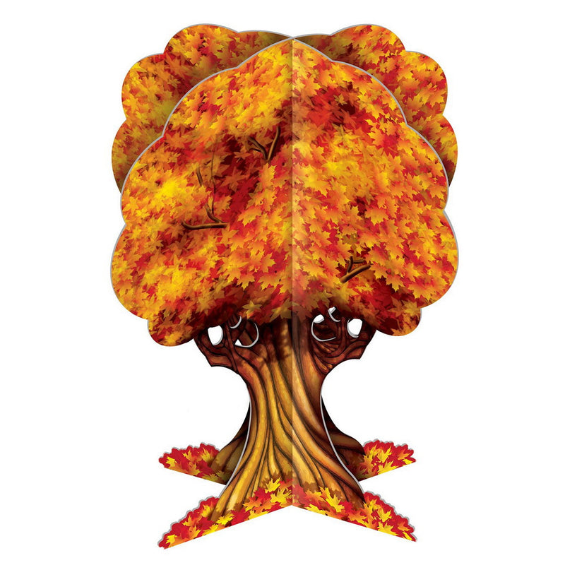 3-D Fall Tree Centerpiece – 12" – (1/Pkg) by Beistle for Thanksgiving and fall