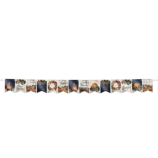 Foil Fall Thanksgiving Streamer – 6" x 8' – (1/Pkg) by Beistle for Thanksgiving and fall Streamers