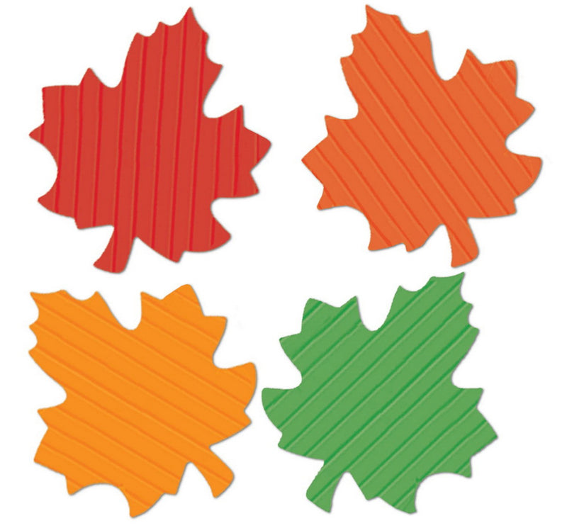 Tissue Autumn Leaves – 5¾" – (24/Pkg) by Beistle for Thanksgiving and fall Tissue Silhouettes
