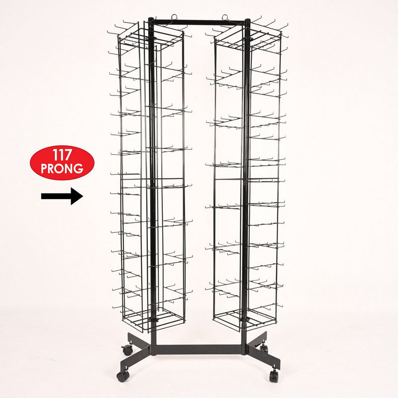 Empty 117-Prong Double Spinner Rack 1 by Beistle for General occasion Rack Display