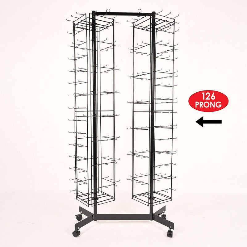Empty 126-Prong Double Spinner Rack 2 by Beistle for General occasion Rack Display