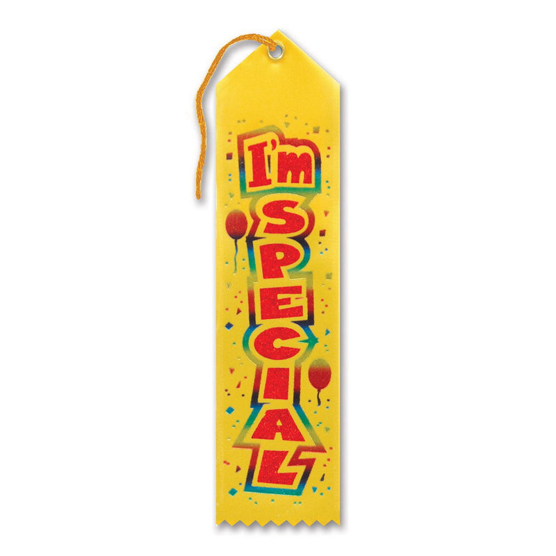 I'm Special Award Ribbon – 2" x 8" by Beistle for Educational Award Ribbons