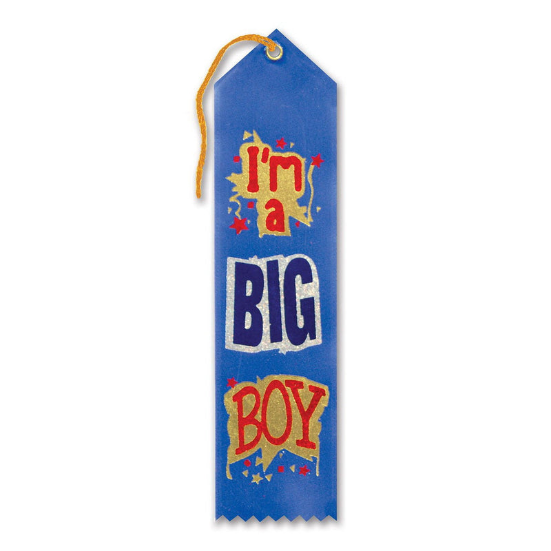 I'm A Big Boy Award Ribbon – 2" x 8" by Beistle for Educational Award Ribbons
