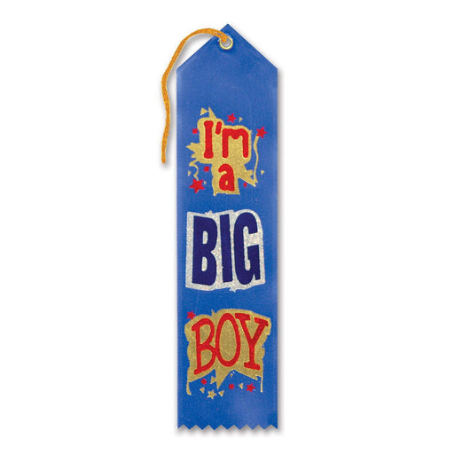 I'm A Big Boy Award Ribbon – 2" x 8" by Beistle for Educational Award Ribbons