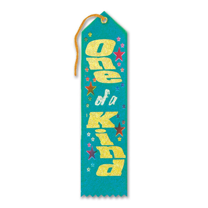 One Of A Kind Award Ribbon – 2" x 8" by Beistle for Educational Award Ribbons