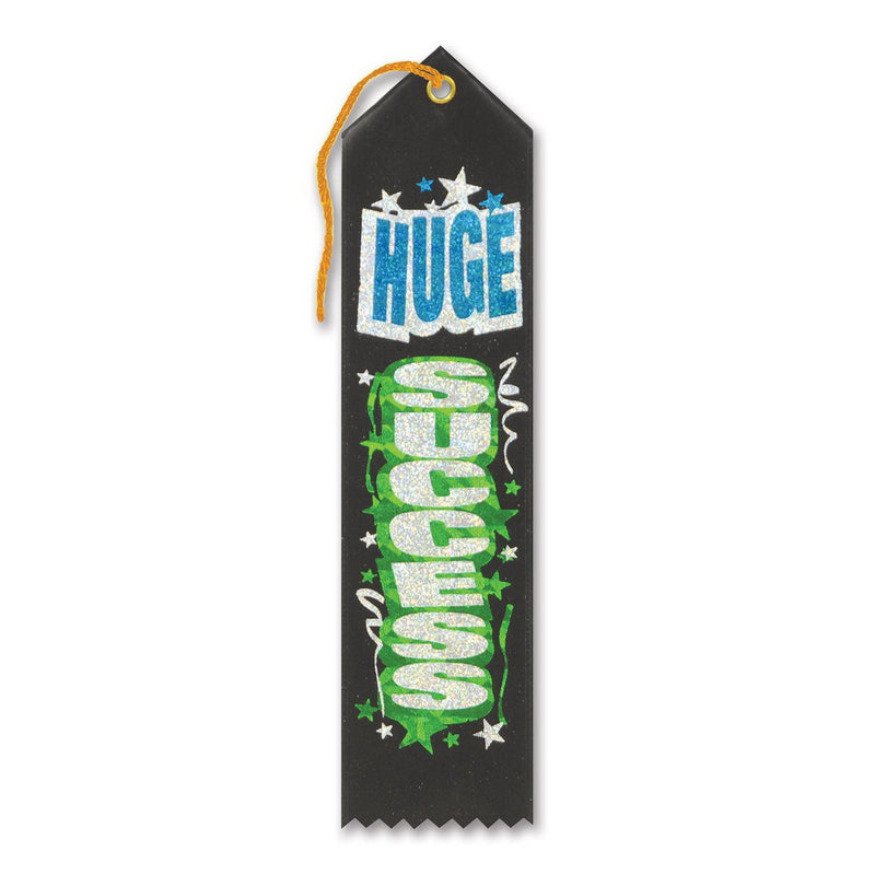 Huge Success Award Ribbon – 2" x 8" by Beistle for Educational Award Ribbons
