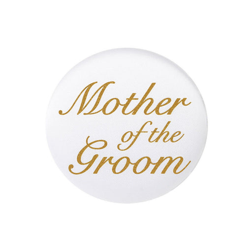 Mother Of The Groom Satin Button – 2" – (1/Card) by Beistle for Wedding Satin Buttons