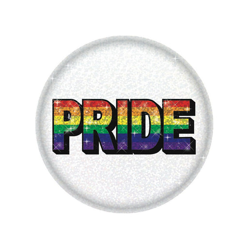 Pride Button – 2" – (1/Card) by Beistle for Rainbow Printed Buttons