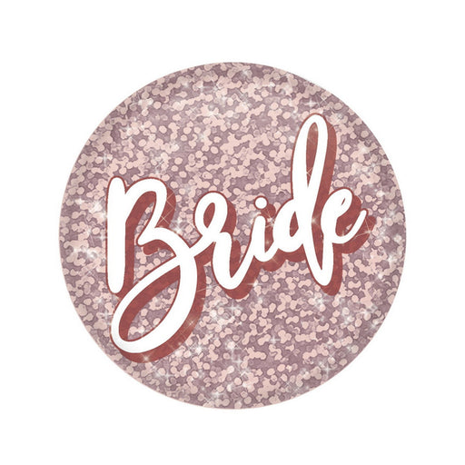 Bride Button – 2" – (1/Card) by Beistle for Wedding Printed Buttons