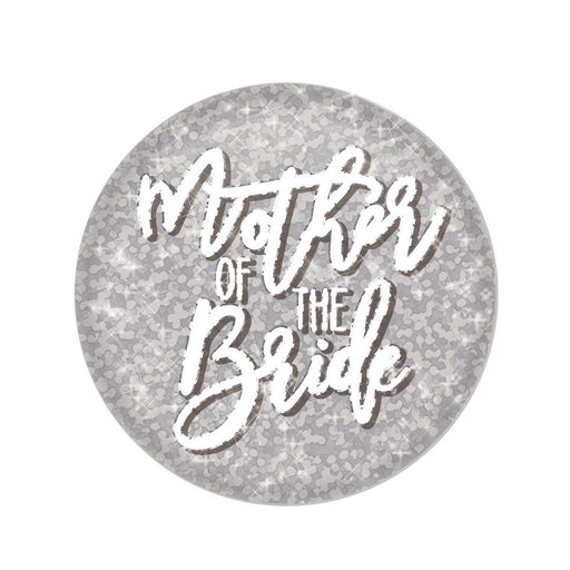 Mother of the Bride Button – 2" – (1/Card) by Beistle for Wedding Printed Buttons