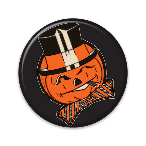 Vintage Halloween JOL Button – 2" – (1/Card) by Beistle for Halloween-Vintage Printed Buttons