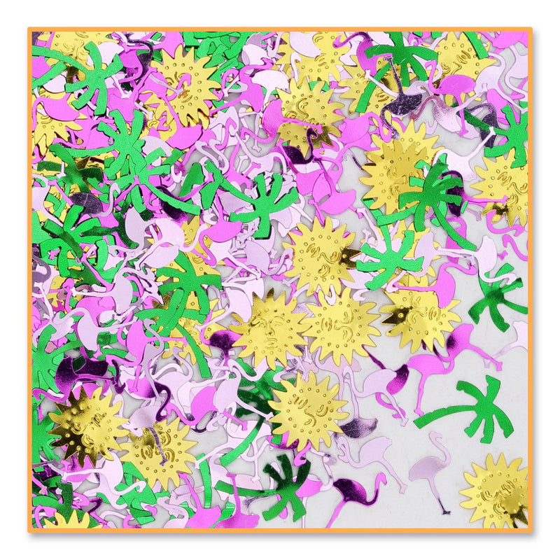 Tropical Breeze Confetti – (½ Oz/Pkg) by Beistle for Luau Diploma Mill Confetti