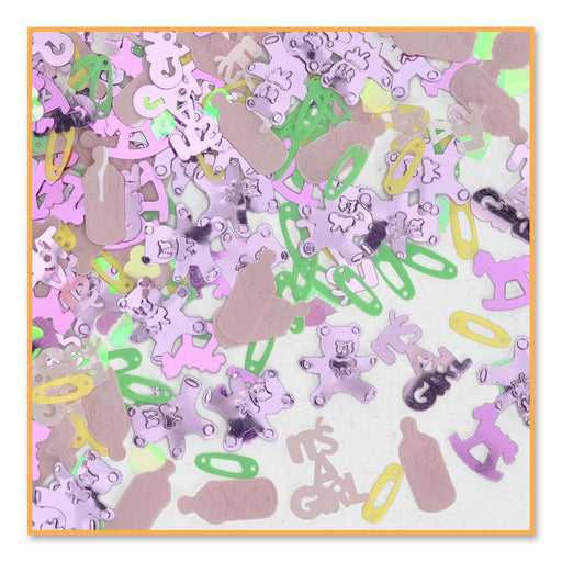 It's A Girl Confetti – (½ Oz/Pkg) by Beistle for Baby Shower Diploma Mill Confetti