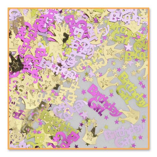 Royal Birthday Girl Confetti – (½ Oz/Pkg) by Beistle Diploma Mill Confetti
