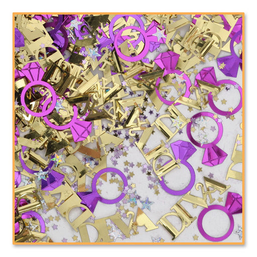 Diva Confetti – (½ Oz/Pkg) by Beistle for Bachelorette Diploma Mill Confetti