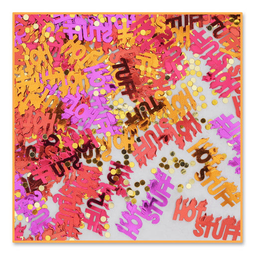 Hot Stuff Confetti – (½ Oz/Pkg) by Beistle for Bachelorette Diploma Mill Confetti