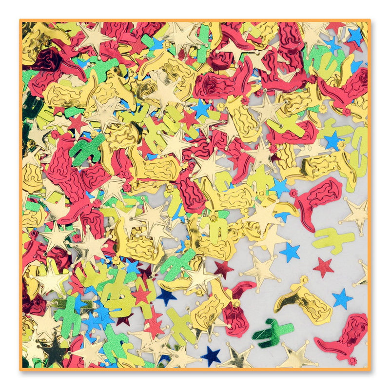 Western Party Confetti – (½ Oz/Pkg) by Beistle Diploma Mill Confetti